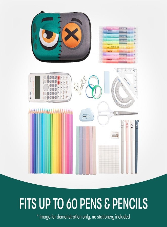 ZIPIT Zombie Pencil Box for Boys, Large Capacity Fun Pencil Case for School, Stationery Organizer Box - Image 4