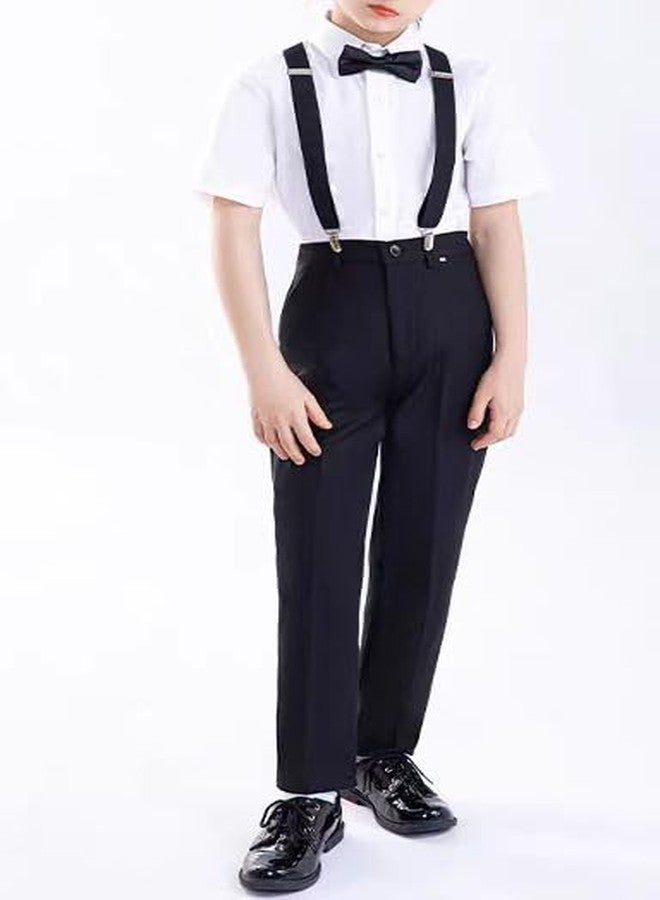 Mealah Classic Kids-Adjustable-Suspenders-Bowtie Set - Black Suspenders & Bow Tie Set for Boys & Girls(2-10 year) - Image 5