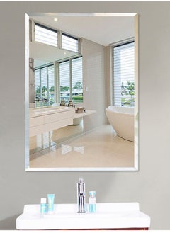 CityRiya-Long Wall Mirror Full Length Mirror Self Adhesive Mirror Full Body Mirror Wall-Mounted Bathroom Mirror Modern Large Hanging Dressing Mirror for Bedroom, Living Room  - Image 3