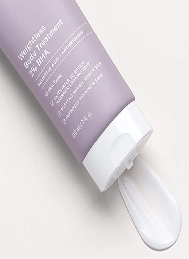 PAULA'S CHOICE Weightless Body Treatment 2% Bha, Salicylic Acid & Chamomile Lotion Exfoliant, Moisturizer For Keratosis Pilaris (Kp) Prone Skin & Clogged Pores, Fragrance-Free & Paraben-Free, 7 Ounces - Image 2