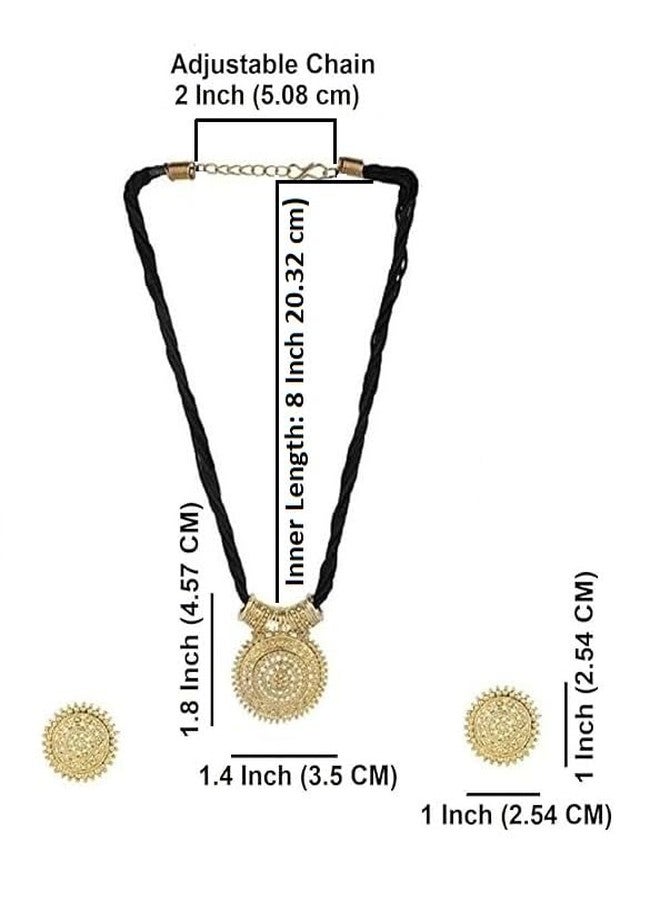 Efulgenz Indian Ethnic Bollywood Designer Necklace Earrings Jewelry Set Antique for Women - Image 5