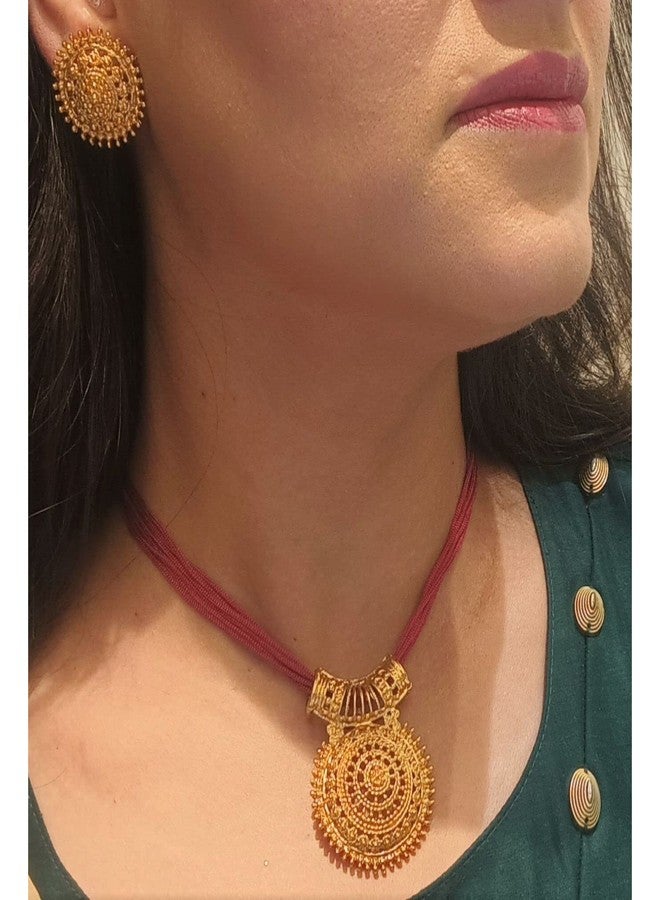 Efulgenz Indian Ethnic Bollywood Designer Necklace Earrings Jewelry Set Antique for Women - Image 3