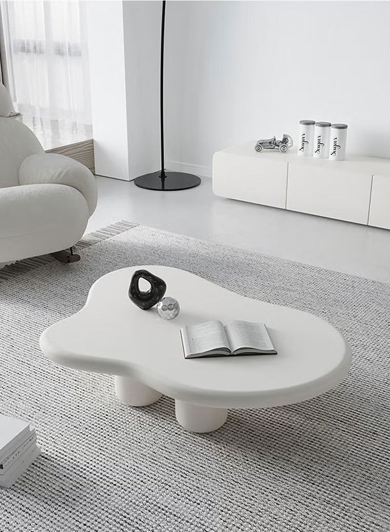 Modern Design Side Table Living Room Home Furniture Nordic Style Irregular Shape Coffee Table in Cloud shape Simple Small Household Shaped Table Tea Table for Living Room Balcony Garden, Living Room Table Bed Room 120 cm - Image 5