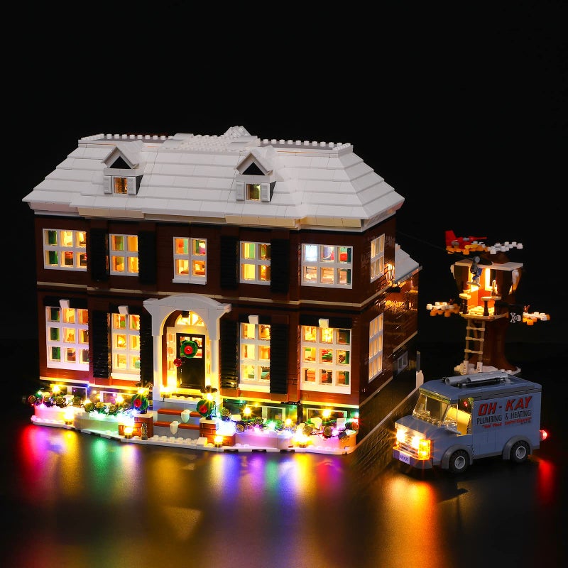 BRIKSMAX Led Lighting Kit for Ideas Home Alone - Compatible with Lego 21330 Building Blocks Model- Not Include The Lego Set - Image 1