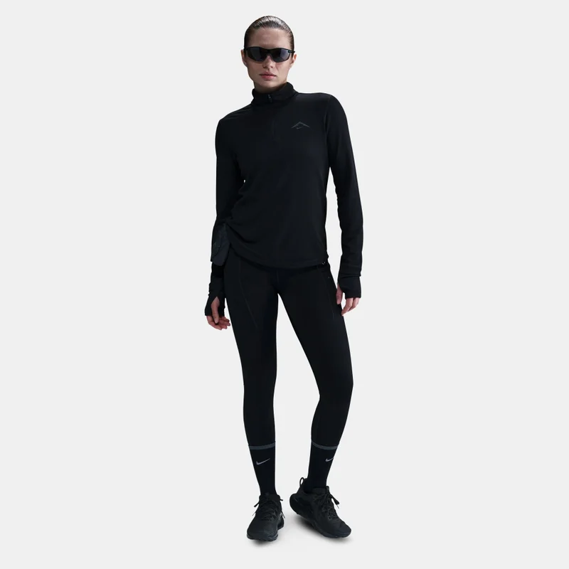 Nike Black Women's Trail Dri-FIT Running Top for Women | Best Price UAE