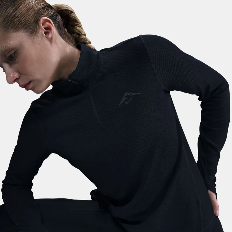 Nike Black Women's Trail Dri-FIT Running Top for Women | Best Price UAE