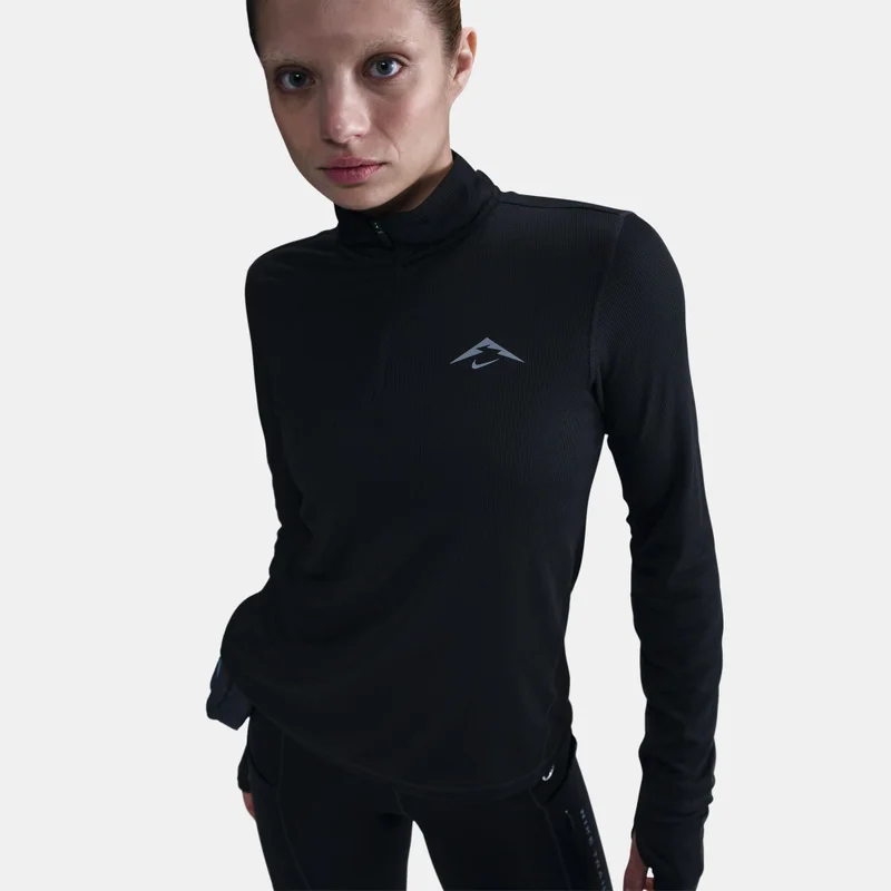 Nike Black Women's Trail Dri-FIT Running Top for Women | Best Price UAE