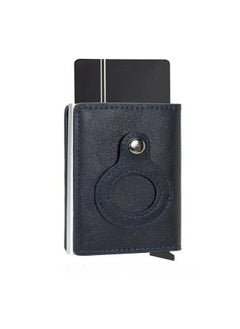 AirTag Wallet for Men Card Holder RFID   Blocking Smart Air Tag Leather Wallet with Apple Airtag Holder