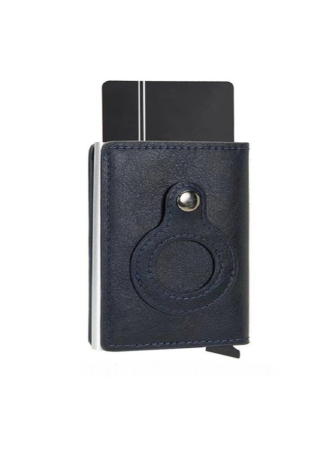 AROAQ - AirTag Wallet for Men Card Holder RFID   Blocking Smart Air Tag Leather Wallet with Apple Airtag Holder - Image 1