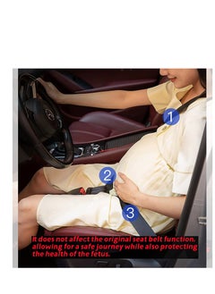 Peachjoy Pregnancy Seat Belt Adjuster - Seat Bump Strap for Pregnant Women - Prevent Abdomen Compression and Protect Belly- Pregnancy Must Haves Maternity Seat Cover Belt for Expectant Mothers (BLACK)  - Image 5