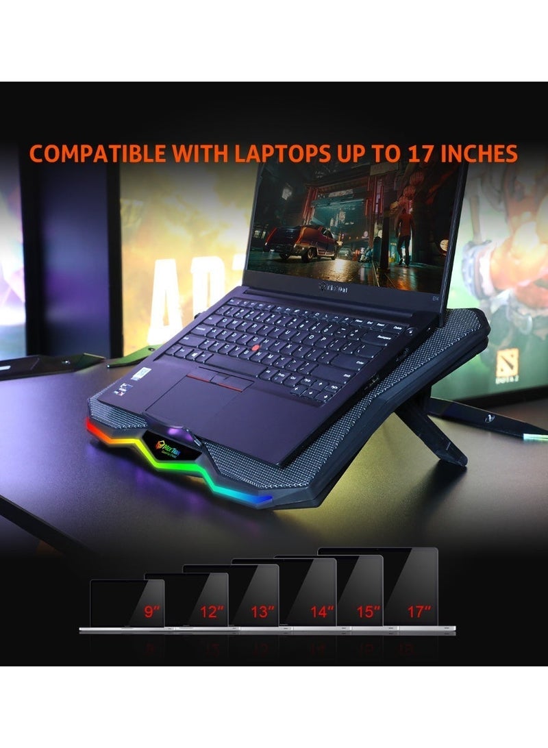 Meetion Gaming Cooling Pad CP4040 CP4040 RGB backlight 7-level height adjustable Quick cooling quiet and comfortable - Image 4