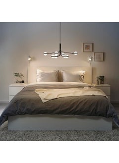 Zaboon Led Chandelier, 8-Armed, Black/White, 70 Cm  - Image 2