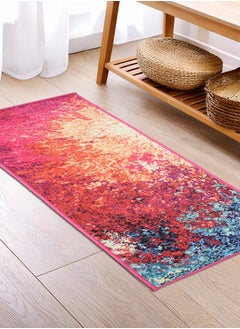 Status Contract Multi Printed Vintage Persian Carpet Rug Runner for Bedroom/Living Area/Home with Anti Slip Backing, 57 X 140 Cm  - Image 1