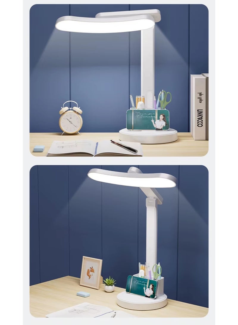 MS-1005 Foldable LED Desk Lamp with Lithium Battery, Digital Display, and Mobile Phone Holder - Image 5