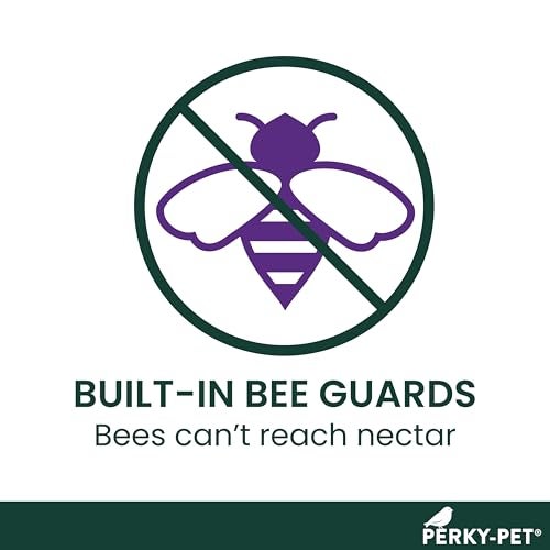 Perky-Pet 203CPBN-2 Glass Hummingbird Feeders for Outdoors with Perches, Ant Moat, Bee Guards - Pack of 2 - Image 4