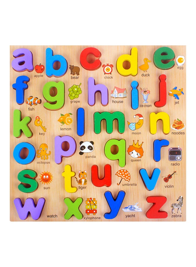 Lowercase Letter 3D Puzzle