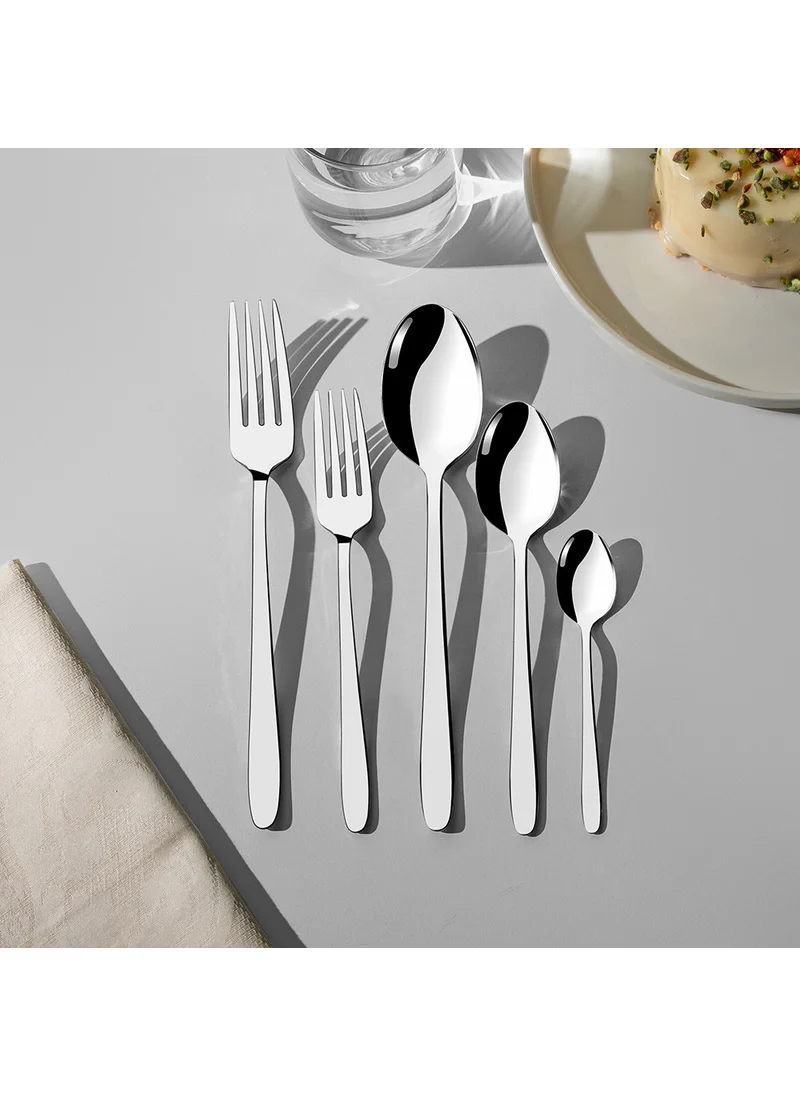 نهر Sultan Plain 6 Person 30 Piece Cutlery Set