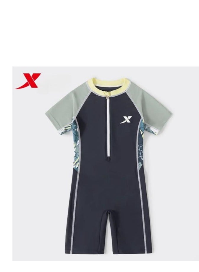 XTEP Children's One-Piece Professional Training Swimming Suit - Image 1