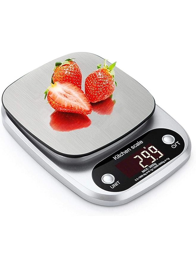 PROMASS Kitchen Scale LCD Display Multifunction High Accuracy Food Scale for Baking Cooking - Image 1