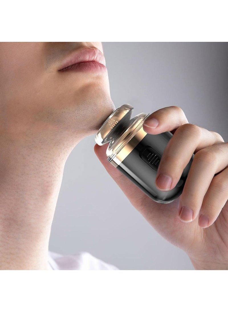 MYONE - 2 In 1 Mini Shaver For Men, Portable Waterproof Automatic Razor Usb Rechargeable - Image 1