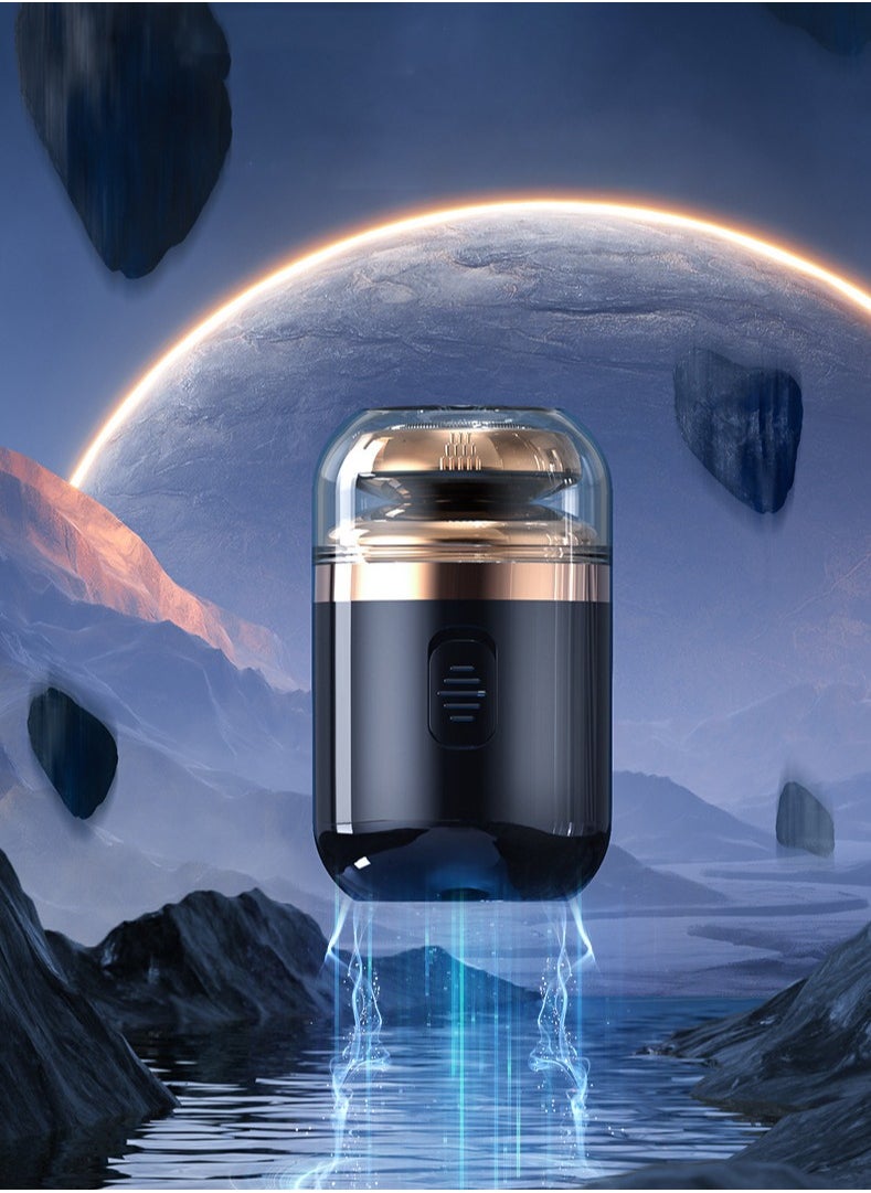 MYONE - 2 In 1 Mini Shaver For Men, Portable Waterproof Automatic Razor Usb Rechargeable - Image 1