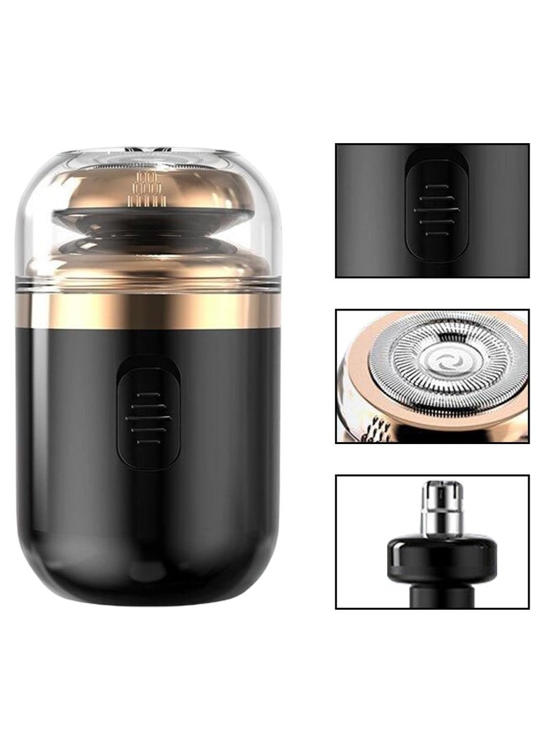 MYONE - 2 In 1 Mini Shaver For Men, Portable Waterproof Automatic Razor Usb Rechargeable - Image 1