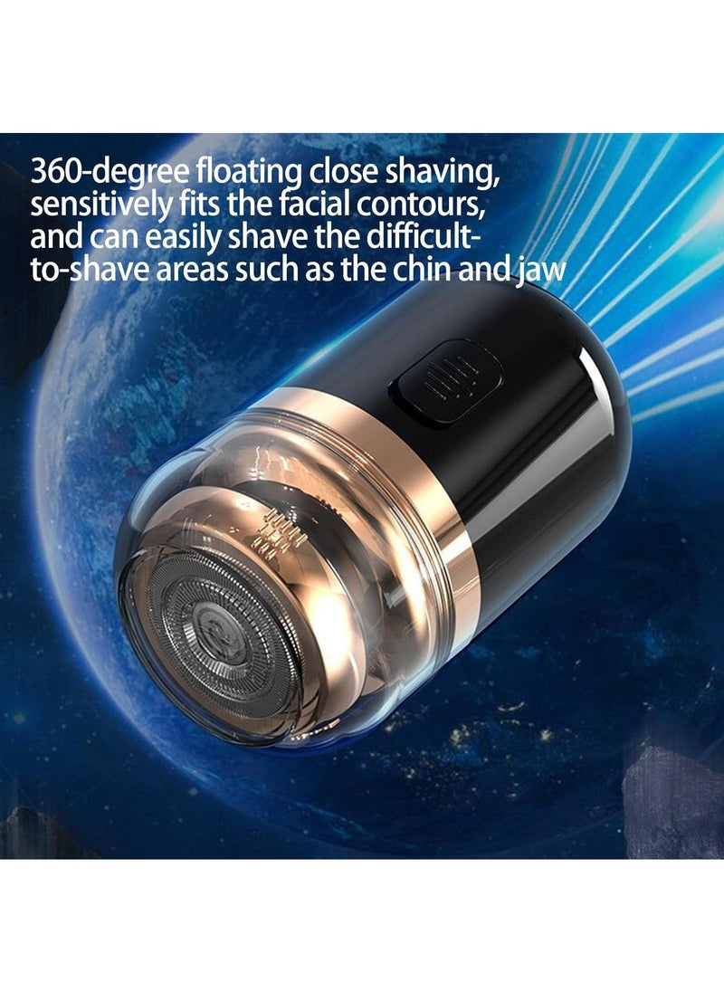 MYONE - 2 In 1 Mini Shaver For Men, Portable Waterproof Automatic Razor Usb Rechargeable - Image 1
