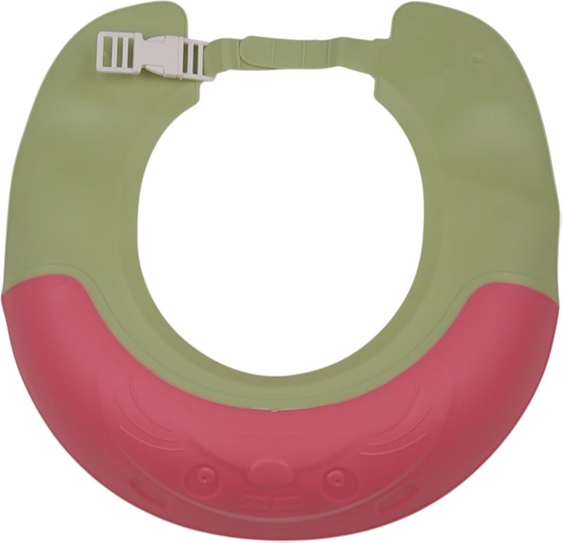 Daphne Shower Cap For Baby With Cute Design - Pink - Green