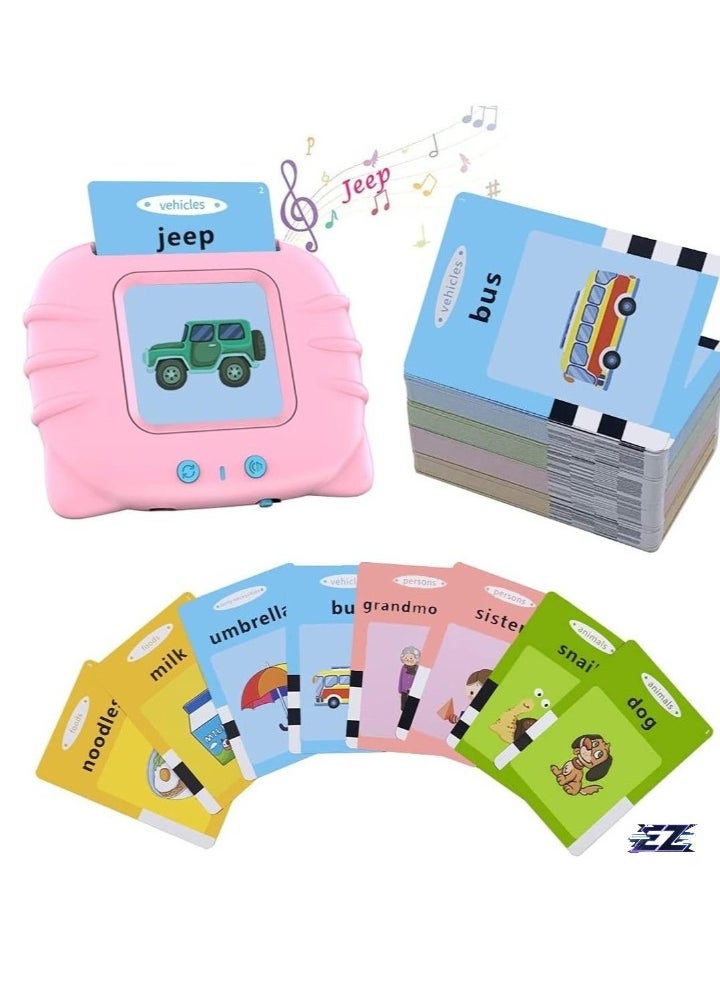 ELTRAZONE Flash Cards for Toddlers 2-7 Years Old – 112 Talking Flash Cards with 224 Words – Speech Therapy & Autism Toys – Audible Educational Flashcards for Early Learning, Baby Development, and Vocabulary Building  - Image 1