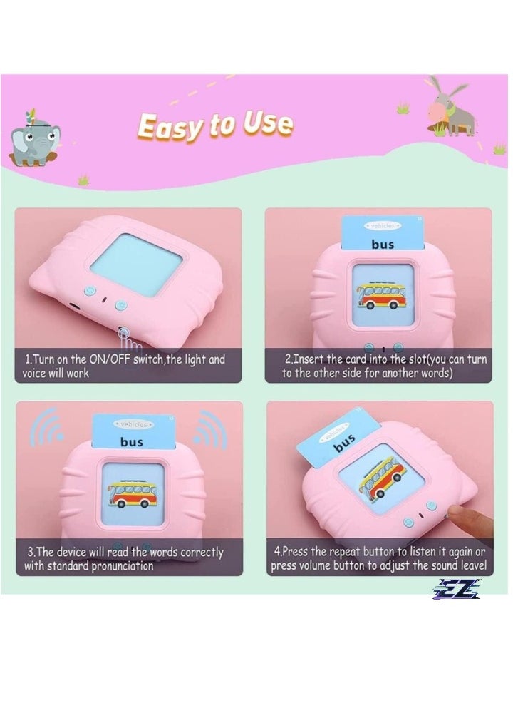 ELTRAZONE Flash Cards for Toddlers 2-7 Years Old – 112 Talking Flash Cards with 224 Words – Speech Therapy & Autism Toys – Audible Educational Flashcards for Early Learning, Baby Development, and Vocabulary Building  - Image 2