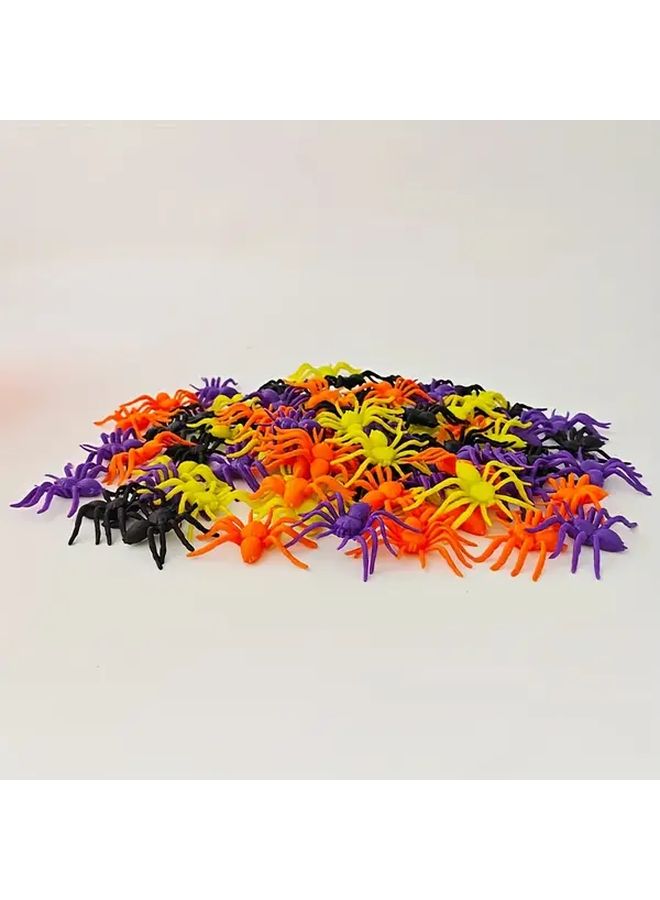 80 Pcs Halloween Spider Decoration Set Bendable Joints Prank Props Indoor Outdoor - Image 5