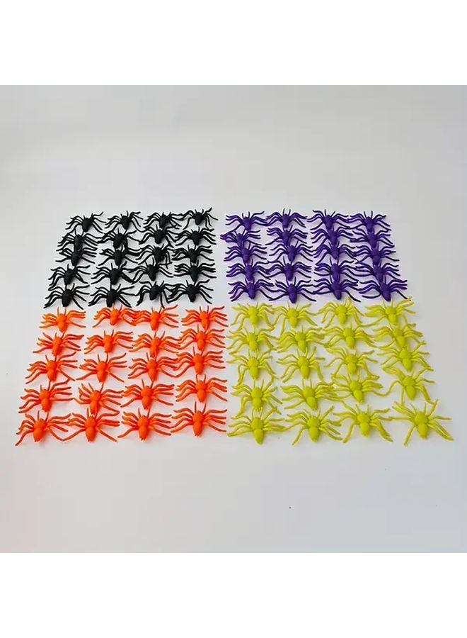 80 Pcs Halloween Spider Decoration Set Bendable Joints Prank Props Indoor Outdoor - Image 2