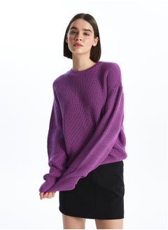 Crew Neck Straight Long Sleeve Women's Knitwear Sweater - pzsku/ZDA668EE36B4B9CE1979FZ/45/_/1735652087/4a292c83-848f-4b2c-a7fa-9498f277e955