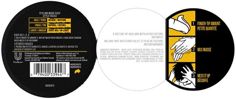 AXE Urban Messy Look Flexible Hair Paste - 2.64 oz, Pack of 3 - Image 3