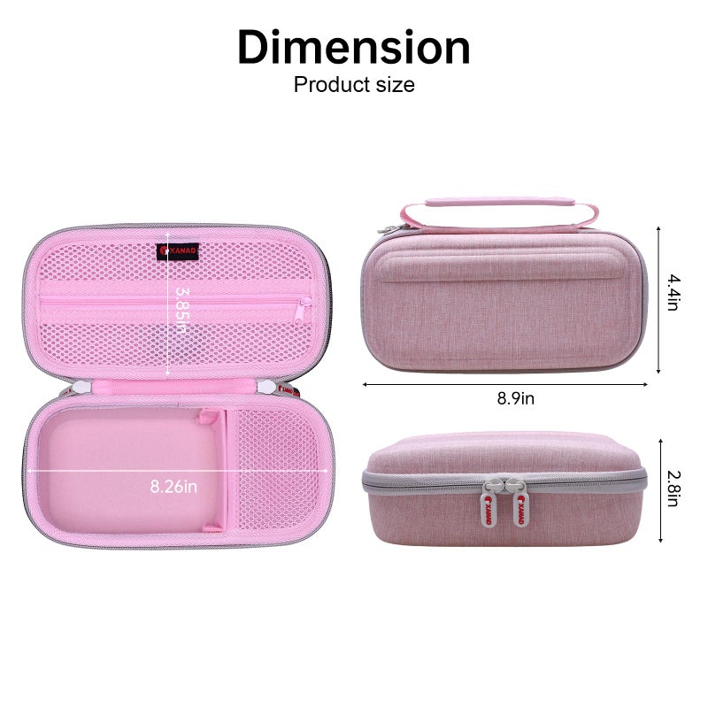 XANAD Hard Case for Sony a6400 a6700 a6000 a6100/Sony ZV-E10 ZV1 ZV1F ZV-E10 II/Sony RX100 VII Mirrorless Digital Camera, with Shoulder Strap,Pink - Image 5
