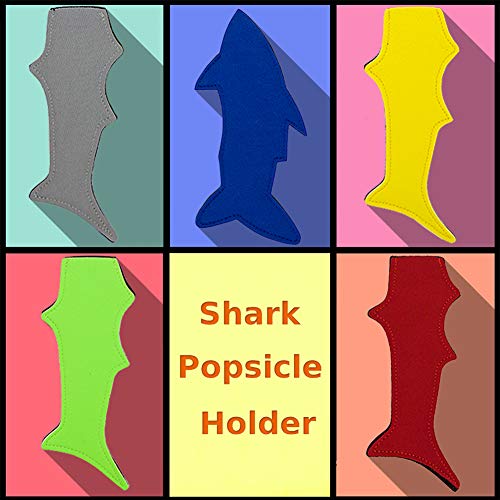 Satomoto Popsicle Holder Bags Mermaid and Shark Ice Pop Sleeves Freezer Reusable Popsicle Covers 10 Pc - Image 3