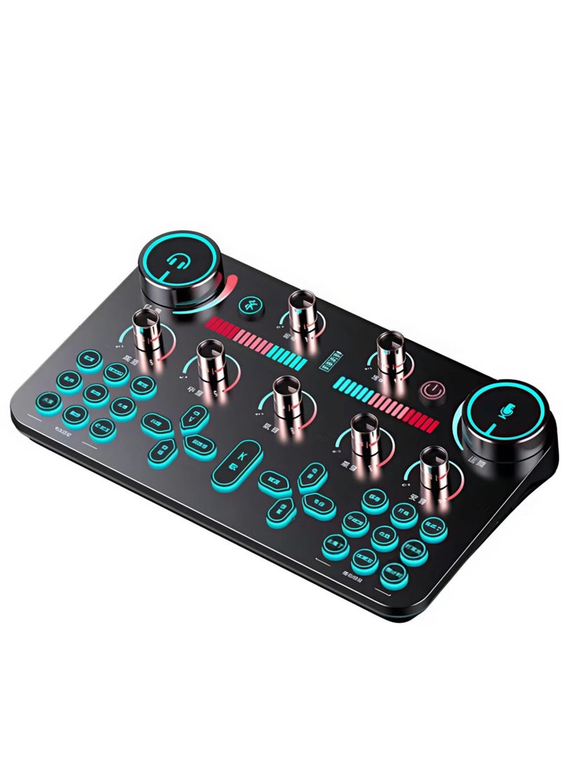 Generic V20 Live Broadcast Equipment, Full Set Of Sound Card, Dedicated To Mobile Phone, Network Red Tiktok, Anchor Recording, Karaoke Microphone  - Image 1