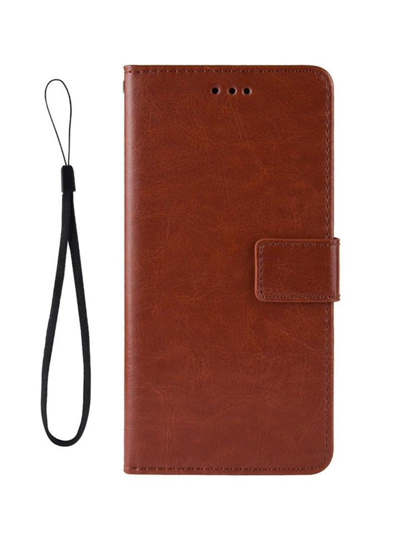 Honor X9a 5G Case Cove Premium PU Leather Magnetic Flip Case Cover with Card Holder and Kickstand Anti-loss Strap Protector  - Image 1