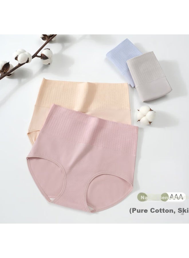 Cotton Thirteen 25-year Spring/summer New Women's Underwear With Combed Cotton And Antibacterial Crotch, Teenage Girls Plus Size Mid-waist Triangle Panties - Image 5
