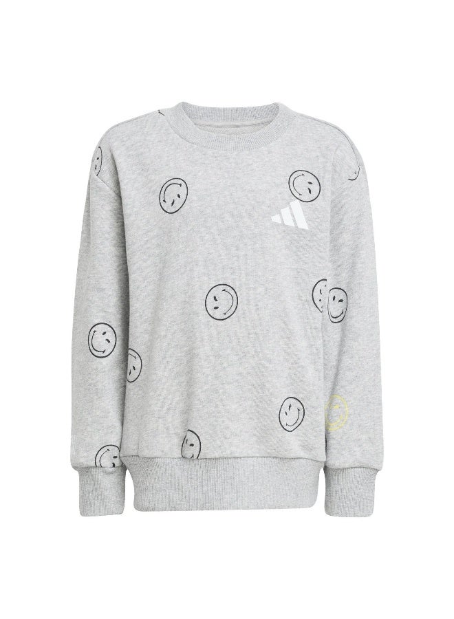 Adidas Lk Smi Jog Set Grey Training Suits For Kids 18-24M - Image 2