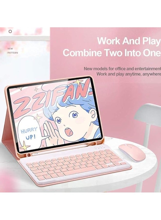 erorex Fix for Huawei MediaPad M5 Lite 10.1 Inch Cover Hybrid Rugged Heavy Duty Armor Hard Back Cover Case with Kickstand Compatible with Huawei MediaPad M5 Lite 10.1 Inch BAH2-W19/BAH2-L09 (iPad Mini 2021) - Image 4