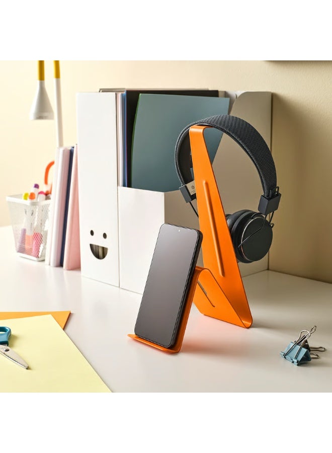 Headset Tablet Stand Orange - Image 2