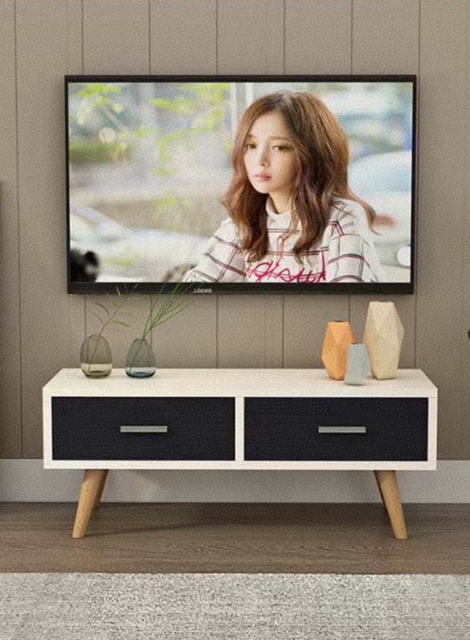 JCB CHIC حامل تلفزيون خزانة تلفزيون حديثة خزانة تلفزيون مدمجة طاولة تلفزيون بسيطة خزانة تخزين متعددة الوظائف لغرفة المعيشة (100C×30×49CM） - Image 1