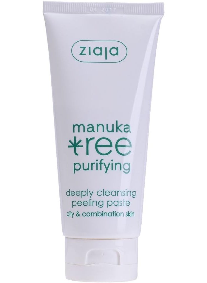 Ziaja Ziaja Manuka Tree Facial Peeling Paste  Unclogs Pores Reduces Imperfections 