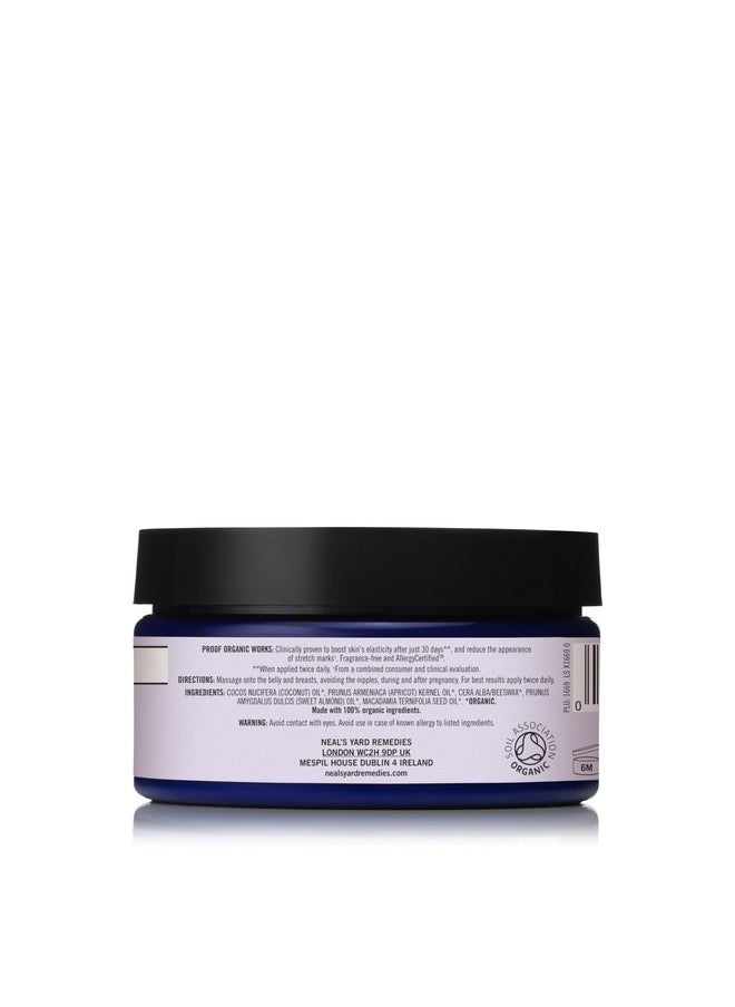 نيلز يارد ريميديز - كريم علامات التمدد من Mother's Balm مع زيوت جوز الهند واللوز العضوية، كريم علامات التمدد العضوي للحمل، الوزن الصافي 6.35 أونصة. - Image 1