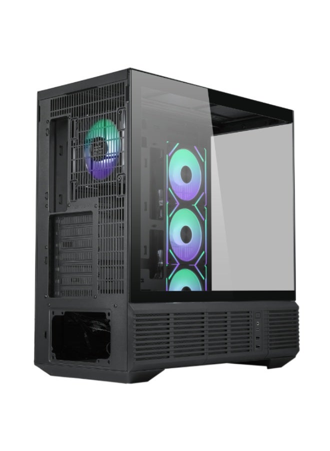 Thermo حافظة ثيرمو كيس ريباند RD04 ATX ميد تاور مع 4 مراوح 120 مم - أسود - Image 4