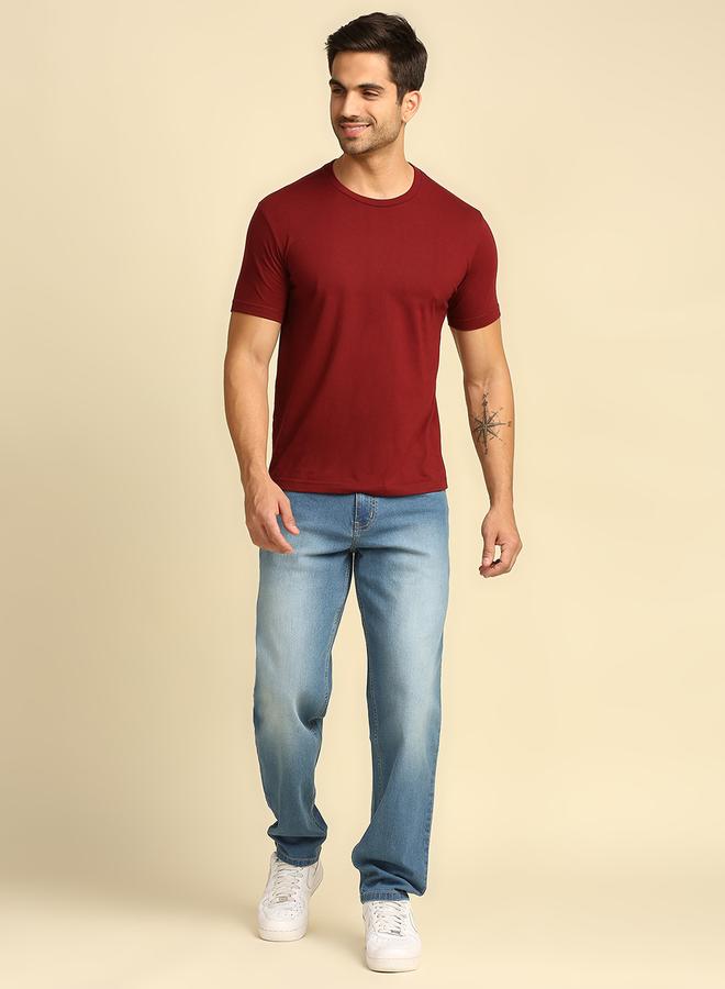 HIGH STAR Men Blue Slim Fit Heavy Fade Jeans  - Image 1