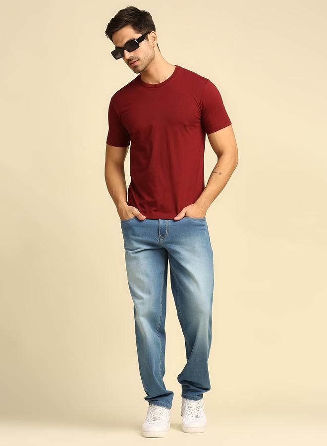 HIGH STAR Men Blue Slim Fit Heavy Fade Jeans  - Image 2