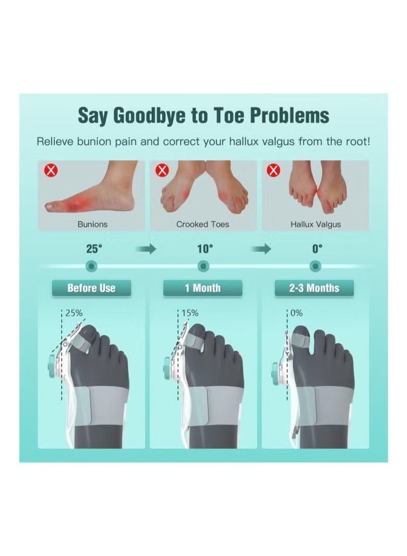 Bukela Bunion Corrector, Adjustable Knob Bunion Splint For Bunion Relief, Suitable For Left And Right Foot Toe Correction  - Image 3