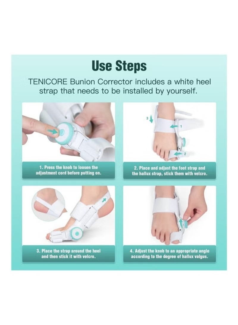 Bukela Bunion Corrector, Adjustable Knob Bunion Splint For Bunion Relief, Suitable For Left And Right Foot Toe Correction  - Image 5